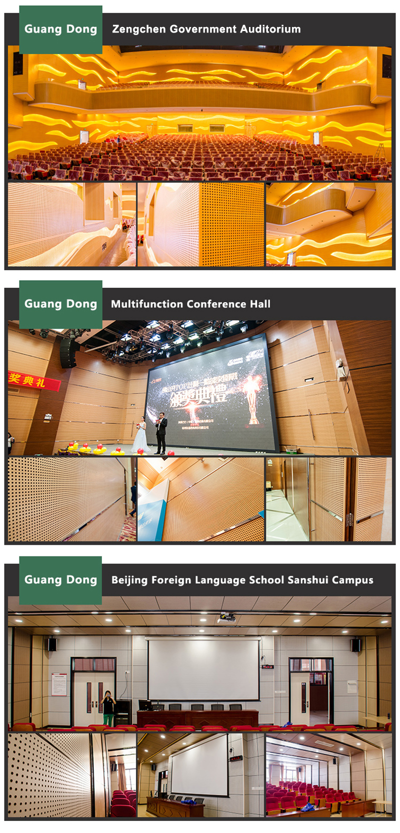 Perforated Acoustic Panels
