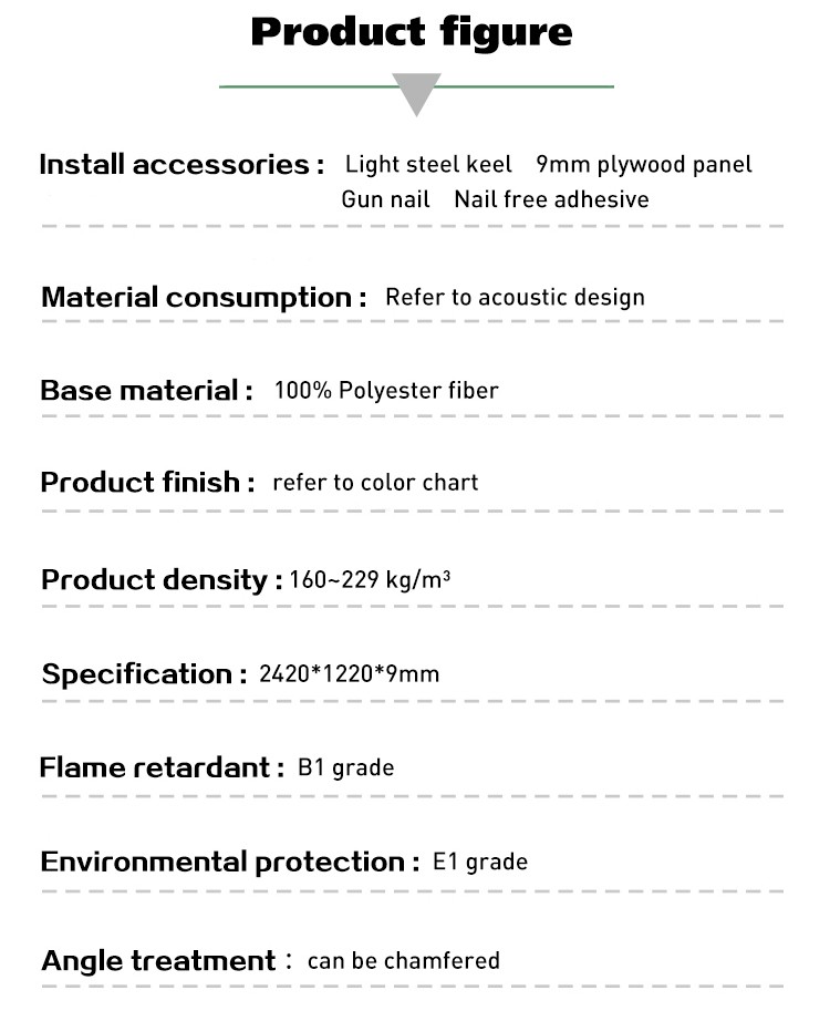 9mm polyester fiber acoustic panel-5