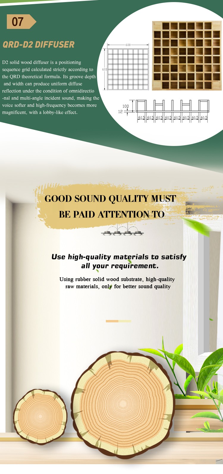 Acoustic Sound Diffuser-4