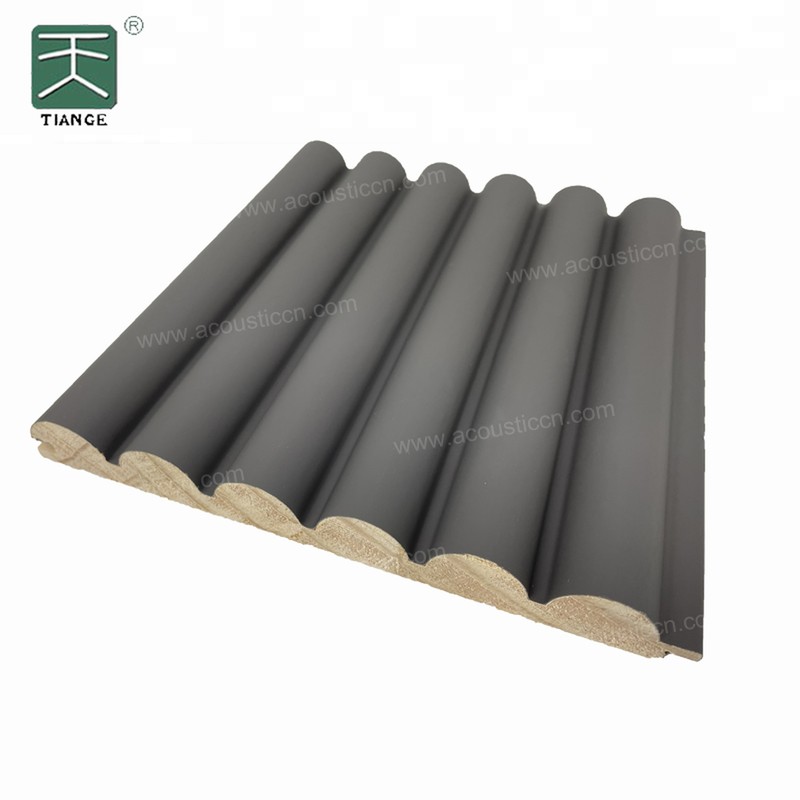 PVC Finish Grating Solid Wooden Fluted Panel