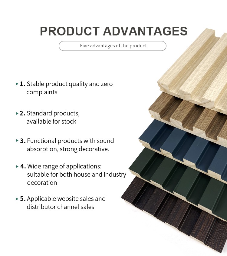 Grating Solid Wooden Fluted Panel-5