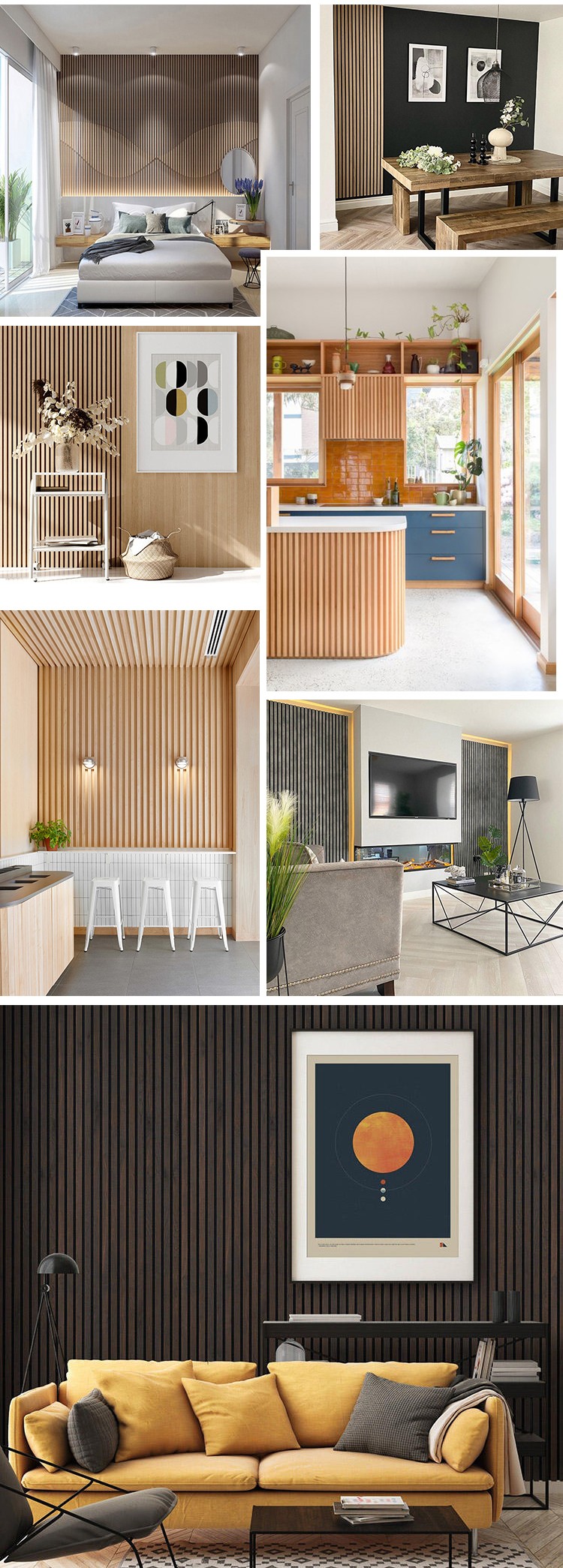Grating Solid Wooden Fluted Panel-8