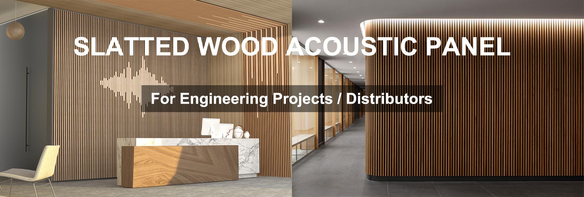 Slatted Wood Acoustic Panel