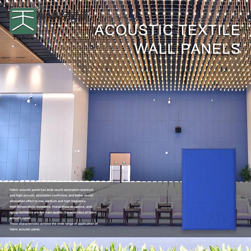 Acoustic Textile Wall Panels For Conference Hall-1