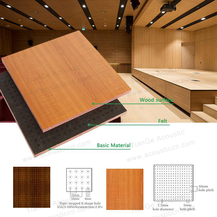 Natural Wood Micro Perforated Panels