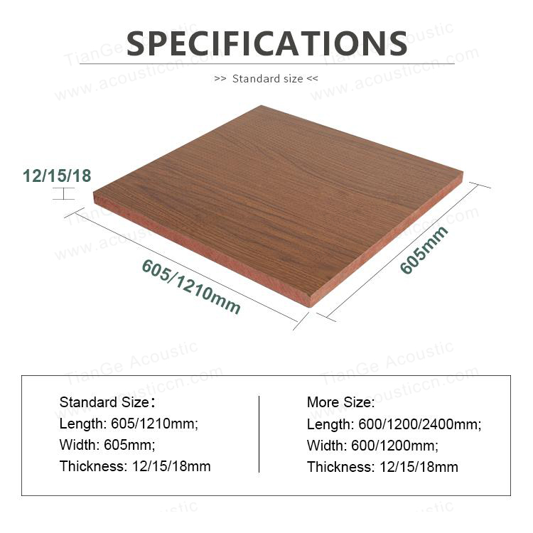 Natural Wood Micro Perforated Panels