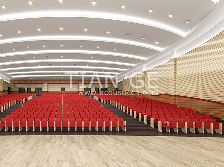 Grooved Wooden Acoustic Panel Gallery